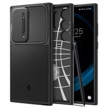 Etui Spigen Optik Armor pre Samsung Galaxy S24 Ultra Black