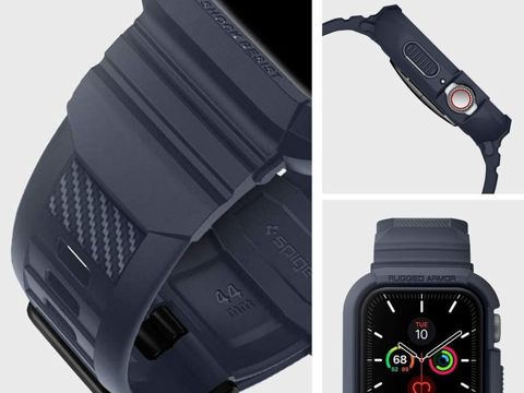 Etui Spigen Rugged Armor Pro do Apple Watch Series 4/5/6/SE 44 mm Charcoal Grey