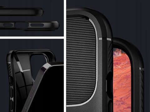 Etui Spigen Rugged Armor pre Apple iPhone 12/12 Pro 6.1 Matte Black