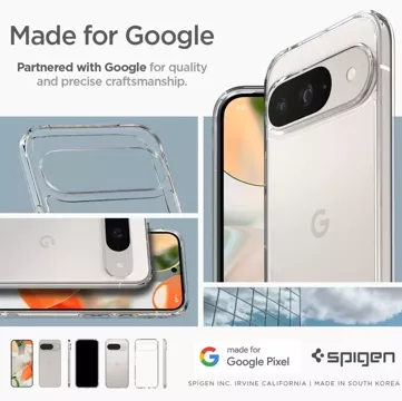 Etui Spigen Ultra Hybrid Google Pixel 9/9 Pro Crystal Clear