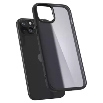 Etui Spigen Ultra Hybrid do iPhone 15 mrazivo čierna