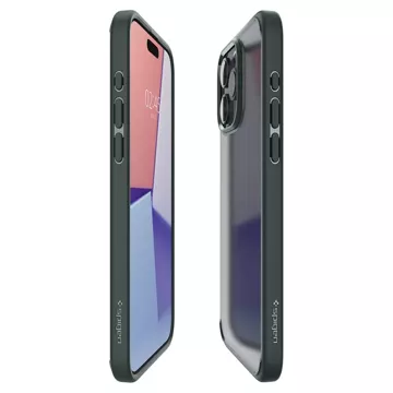 Etui Spigen Ultra Hybrid, mrazovo zelená pre iPhone 15 Pro Max