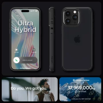 Etui Spigen Ultra Hybrid s Apple iPhone 15 Pro Frost Black