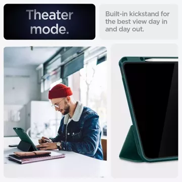 Etui Spigen Urban Fit pre Apple iPad Air 13 2024 Midnight Green