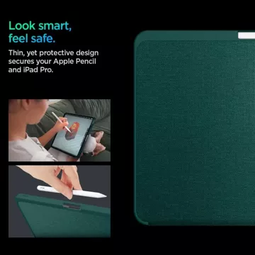 Etui Spigen Urban Fit pre Apple iPad Pro 13 7 / 2024 Midnight Green