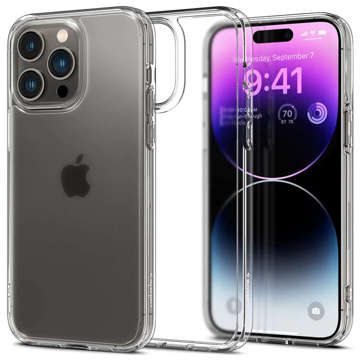 Etui do Apple iPhone 14 Pro obudowa puzdro Spigen Ultra Hybrid Frost Clear