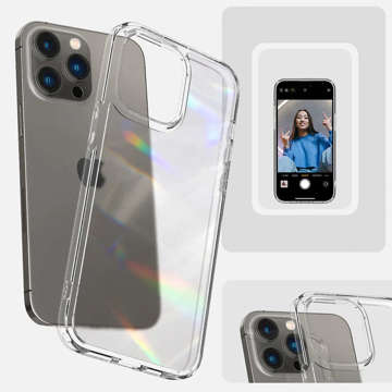 Etui do Apple iPhone 14 Pro obudowa puzdro Spigen Ultra Hybrid Frost Clear