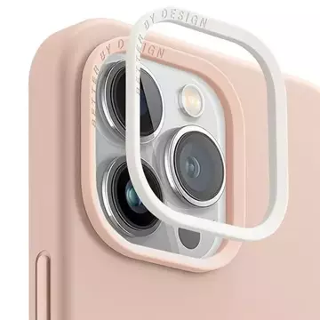 Etui na telefón UNIQ Lino Hue do Apple iPhone 14 Pro 6,1" Magclick Charging ružový/červená ružová