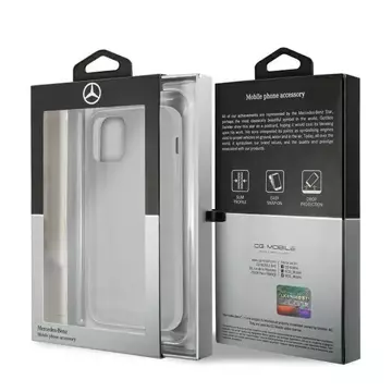 Etui ochronne Mercedes MEHCP12MCLCT do Apple iPhone 12 / 12 Pro 6,1" priehľadné pevné puzdro Transparent Line