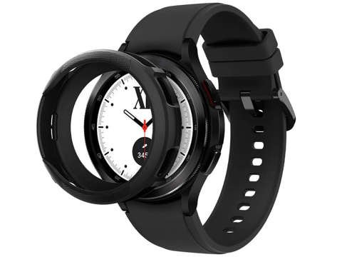 Etuiové puzdro Spigen Liquid Air pre Galaxy Watch 4 Classic 42 mm matná čierna