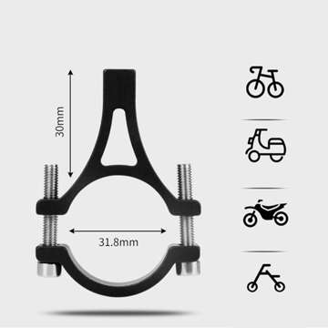 Extreme Bike Alu držiak na bicykel na riadidlá na telefón na kolobežku čierny Bezpečnostný popruh