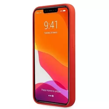 Ferrari FESSIHCP13XRE iPhone 13 Pro Max 6,7" čierne/červené pevné silikónové puzdro