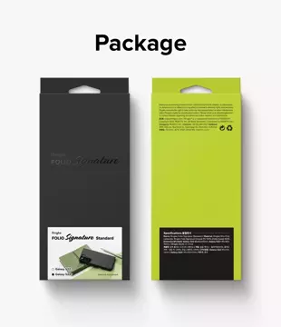 Flipové kožené puzdro Ringke Folio Signature pre Samsung Galaxy S22 (S22 Plus) čierne (FSS118R262)