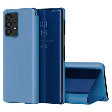 Flipové puzdro Alogy Smart Clear View Cover pre Samsung Galaxy A52s 5G / A52 4G / 5G modré