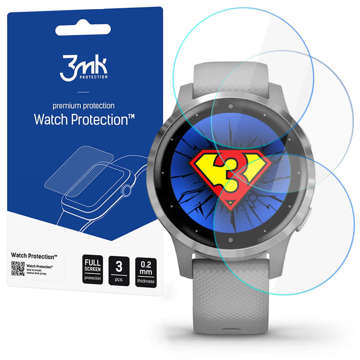Folia ochronna na ekran x3 3mk Watch Protection od Garmin Vivoactive 4S