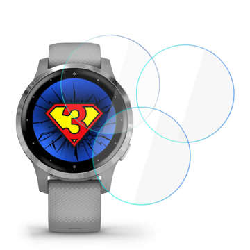Folia ochronna na ekran x3 3mk Watch Protection od Garmin Vivoactive 4S