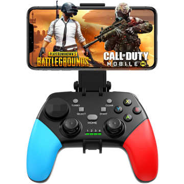 Gamepad Pad Wireless Bluetooth Alogy Herný ovládač Držiak telefónu Android iOS PS3 PS4 PC TV Nintendo Switch Joystick čierny