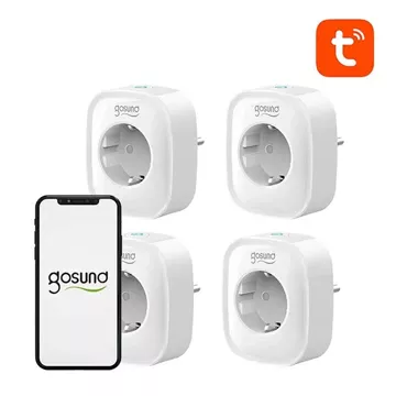 Gosund SP1 smart WiFi zásuvka, 4 kusy (štvorbalenie) Tuya