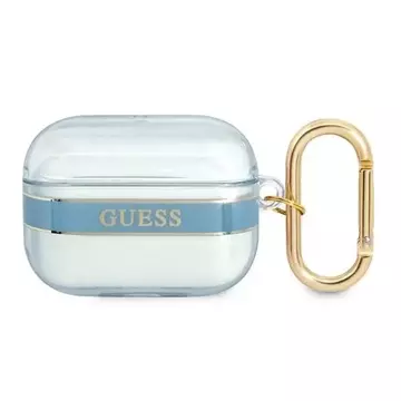 Guess GUAPHHTSB AirPods Pro kryt niebieski/blue Strap Collection