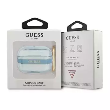 Guess GUAPHHTSB AirPods Pro kryt niebieski/blue Strap Collection