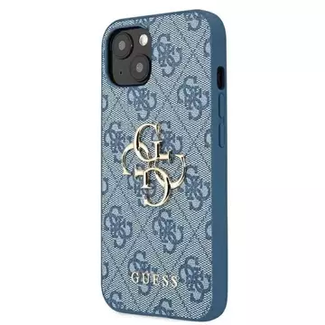 Guess GUHCP13S4GMGBL iPhone 13 mini 5,4" niebieski/modrý pevný obal 4G veľké kovové logo