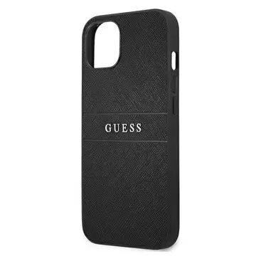 Guess GUHCP13SPSASBBK iPhone 13 mini 5,4" čierny/čierny remienok Saffiano