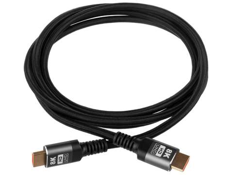 HDMI 2.1 kábel Alogy 8K 60Hz 48GBps 3m čierny