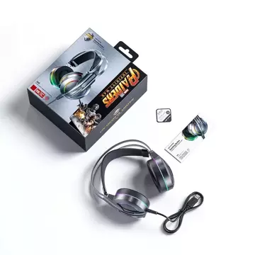 Herné slúchadlá do uší WK Design M9 USB Gaming Grey (M9)