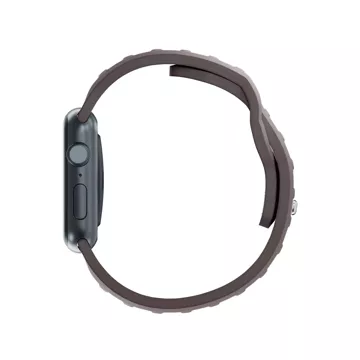 Hodinky pre inteligentné hodinky 3mk silikónový remienok na hodinky Apple Watch 42/44/45/49 mm Taupe