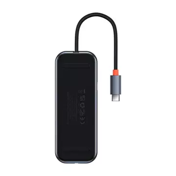 Hub 7v1 Baseus AcmeJoy Series USB-C do 2xUSB 3.0 HDMI USB 2.0 USB-C PD SD/TF (szary)