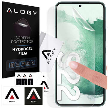 Hydrogélová fólia pre Samsung Galaxy S22, ochranný displej telefónu, Alogy Hydrogel Film