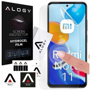 Hydrogélová fólia pre Xiaomi Redmi Note 11/11S Ochranná fólia na displej telefónu Alogy Hydrogélová fólia