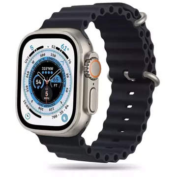 ICONBAND PRO APPLE HODINKY 4 / 5 / 6 / 7 / 8 / SE / ULTRA (42 / 44 / 45 / 49 MM) ČIERNA