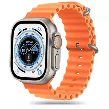 ICONBAND PRO APPLE HODINKY 4 / 5 / 6 / 7 / 8 / SE / ULTRA (42 / 44 / 45 / 49 MM) ORANŽOVÉ