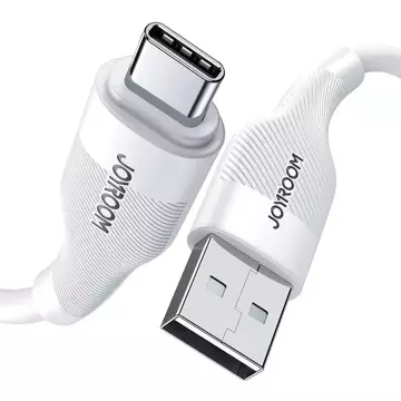 Joyroom USB kábel - USB typ C na nabíjanie / prenos dát 3A 1m biely (S-1030M12)