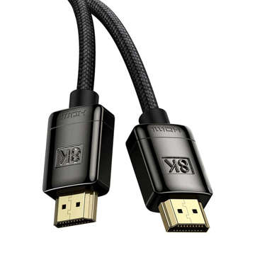 Kábel 2m Baseus High Definition Series HDMI 2.1 8K 60Hz 3D HDR 48Gbps Čierny