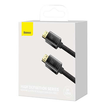 Kábel 2m Baseus High Definition Series HDMI 2.1 8K 60Hz 3D HDR 48Gbps Čierny