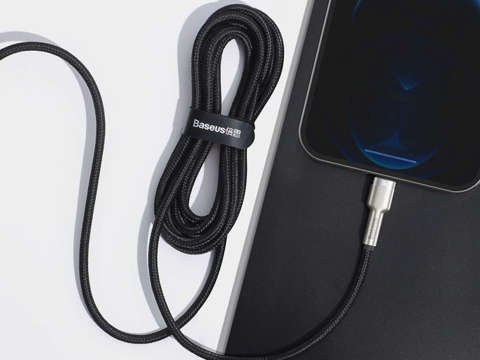 Kábel 2m Baseus Metal przewód USB-C Type C na Lightning PD 20W Black