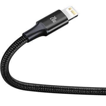 Kábel 3w1 Baseus Rapid Series USB-C do micro USB Lightning USB-C PD 20W 1,5m Čierny