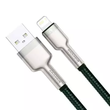 Kábel Baseus Cafule USB to Lightning, 2,4 A, 2 m (zelený)