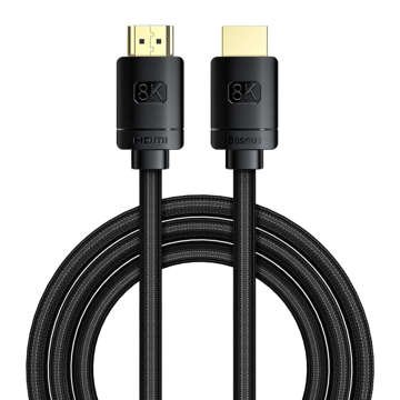 Kábel HDMI 2.1 Baseus High Definition Series, 8K 60Hz, 3D, HDR, 48Gbps, 2m (černý)