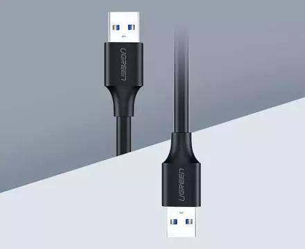 Kábel UGREEN USB 2.0 (samec) - kábel USB 2.0 (samec) 1 m čierny (US128 10309)