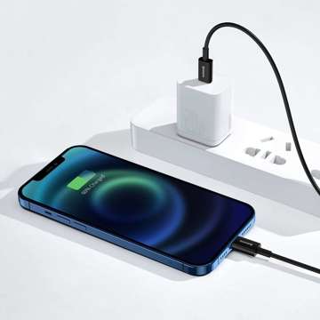 Kábel USB-C do Lightning Baseus Superior Series, 20W, PD, 1m (černý)