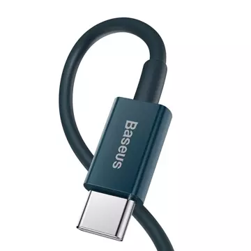 Kábel USB-C do Lightning Baseus Superior Series, 20W, PD, 2m (niebieski)