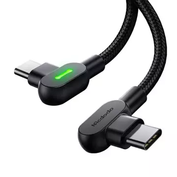 Kábel USB-C na USB-C Mcdodo 60W, 2m (čierny)