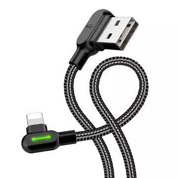 Kábel USB na Lightning, Mcdodo CA-4673, lomený, 1,8 m (čierny)