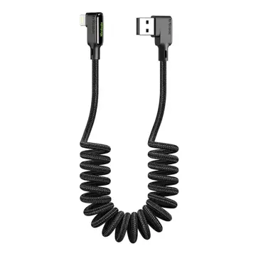 Kábel USB na Lightning, Mcdodo CA-7300, lomený, 1,8 m (čierny)