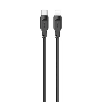 Kábel USMAS USB-C na Lightning PD Fast Charging Lithe Series 1,2m čierny