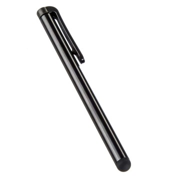 Kapacitný kovový dotykový stylus pre obrazovky telefónov a tabletov Alogy Stylus Pen Universal Black