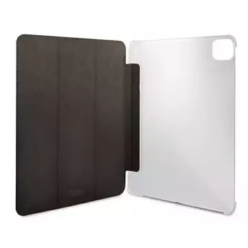 Karl Lagerfeld KLFC12OKMK iPad 12,9" Pro 2021 obal knihy čierny/čierny Saffiano Karl Iconic
